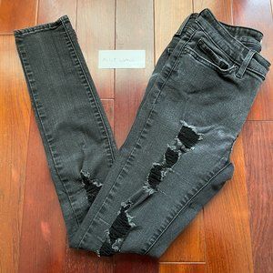 levis 711 black skinny jean